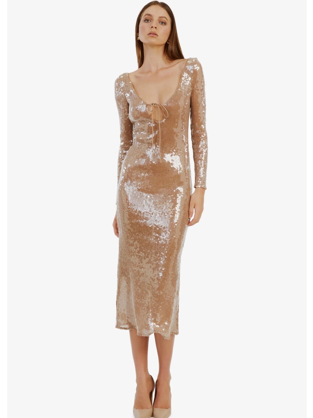 Bardot Verona Sequin Midi Dress
